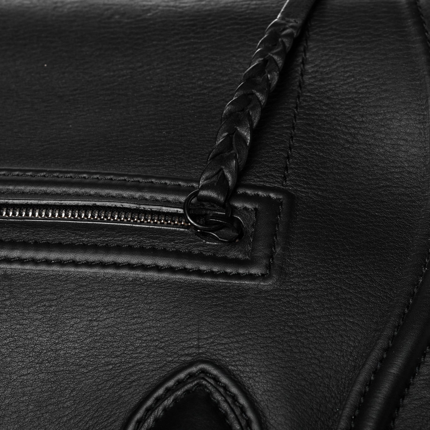 Celine Supple Calfskin Large Phantom Luggage Black 7 of 7