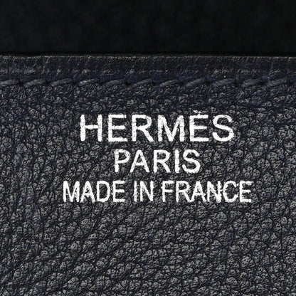Hermes Evergrain Birkin 35 Bleu Indigo 6 of 19