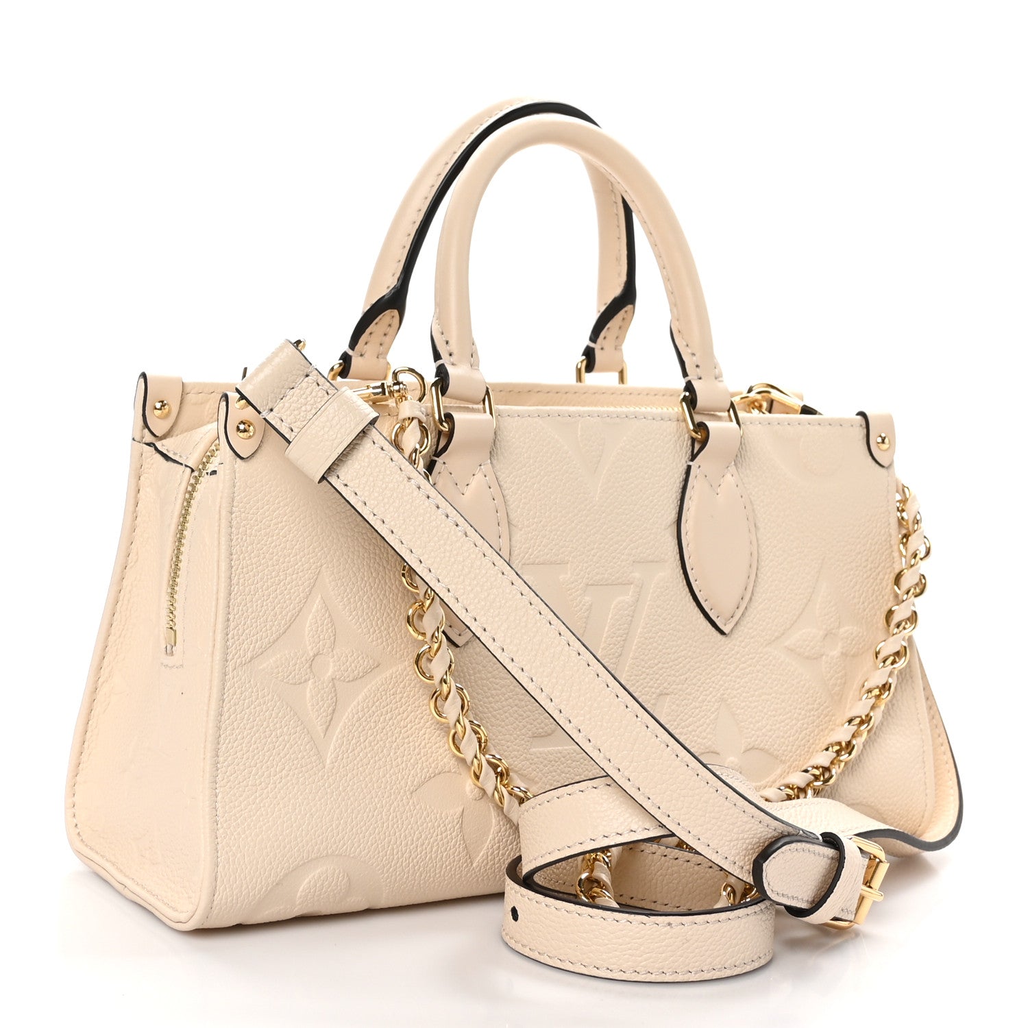 Louis Vuitton Empreinte Monogram Giant OnTheGo East West Creme 3 of 10