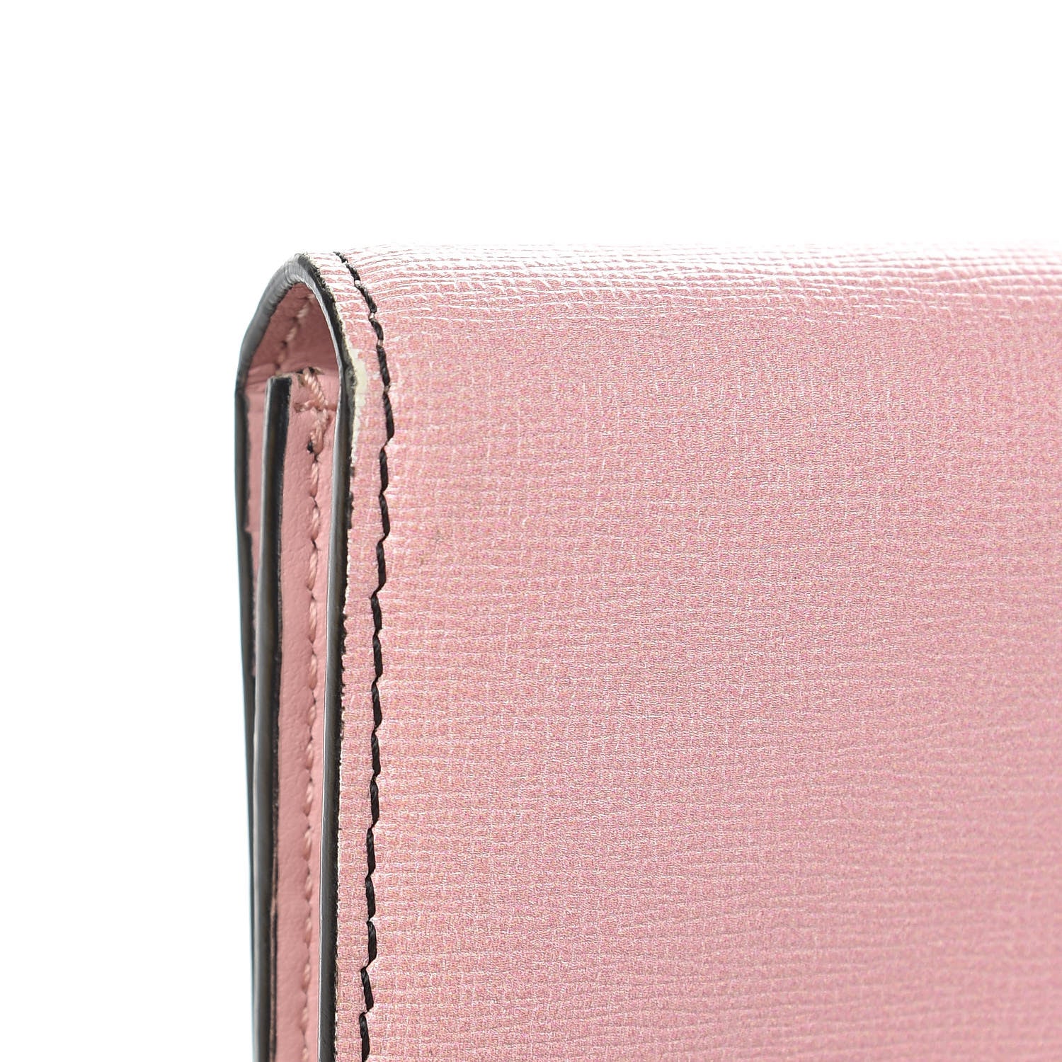 Fendi Vitello Elite Century Hypnoteyes Studded Continental Wallet Bubblegum Multicolor 13 of 15