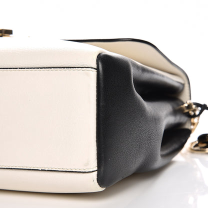 Christian Dior Calfskin Large Diorling Black Latte 9 of 12