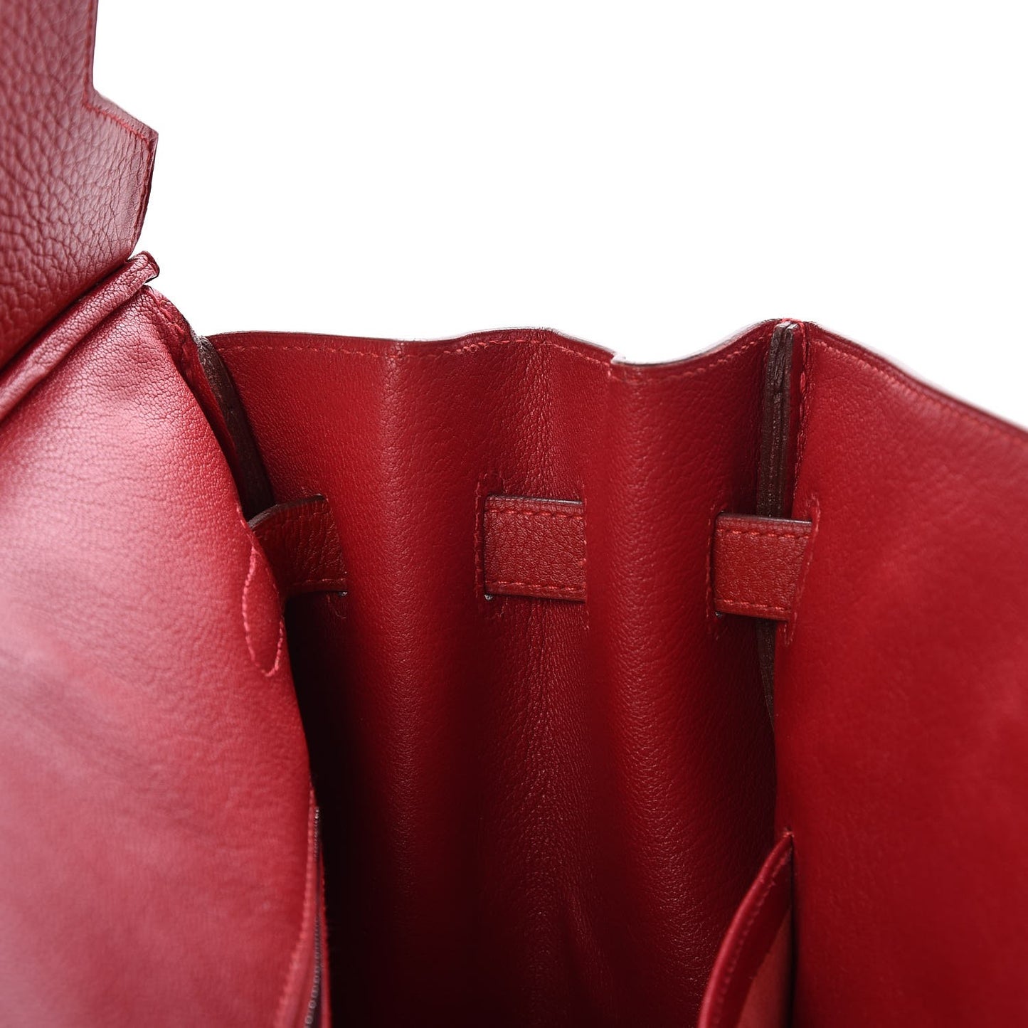 Taurillon Clemence Birkin 35 Rouge Casaque