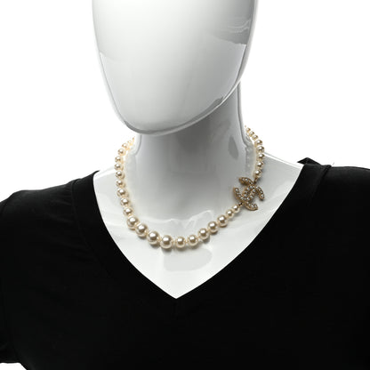 Chanel Pearl CC 100th Anniversary Necklace Light Gold 2 of 6