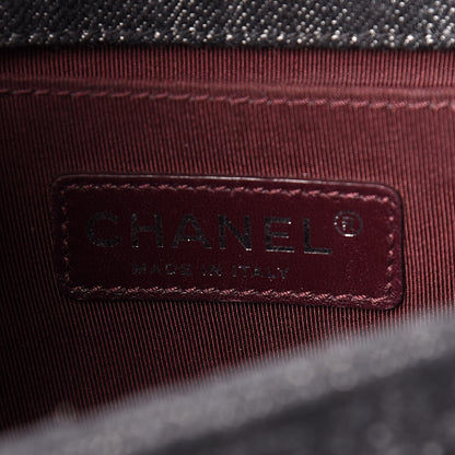Chanel Denim Quilted Small Boy Flap Black 6 of 14