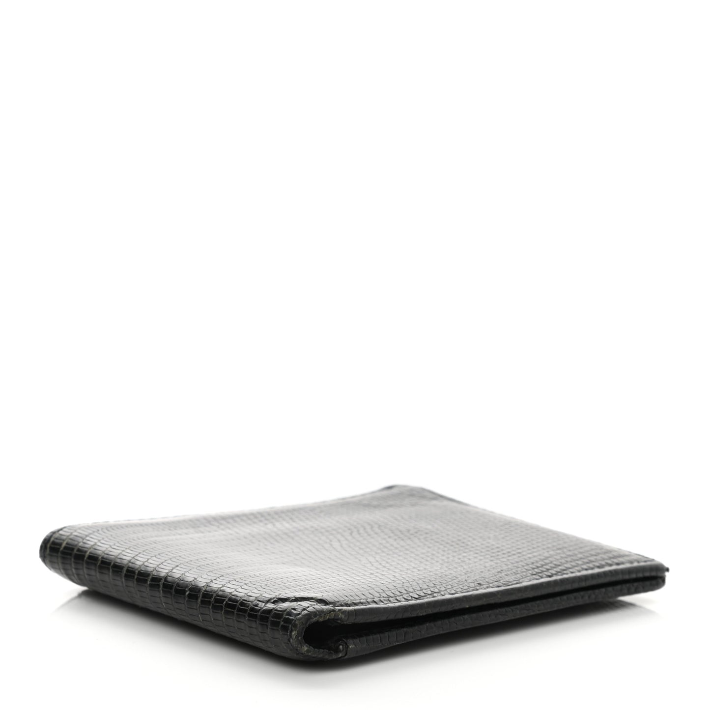 Lizard Bi-Fold Wallet Black