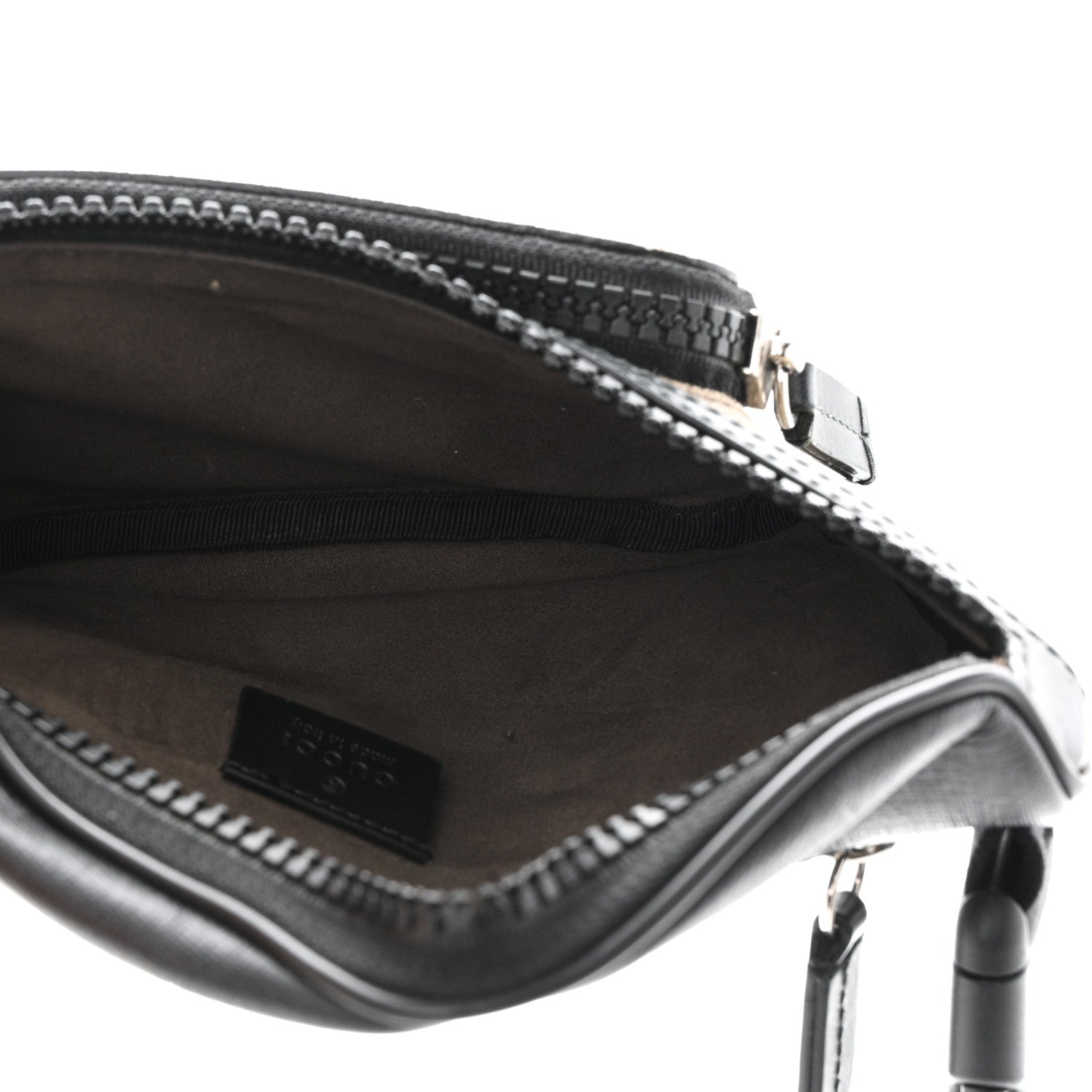 Gucci GG Supreme Monogram Belt Bag Black 6 of 11