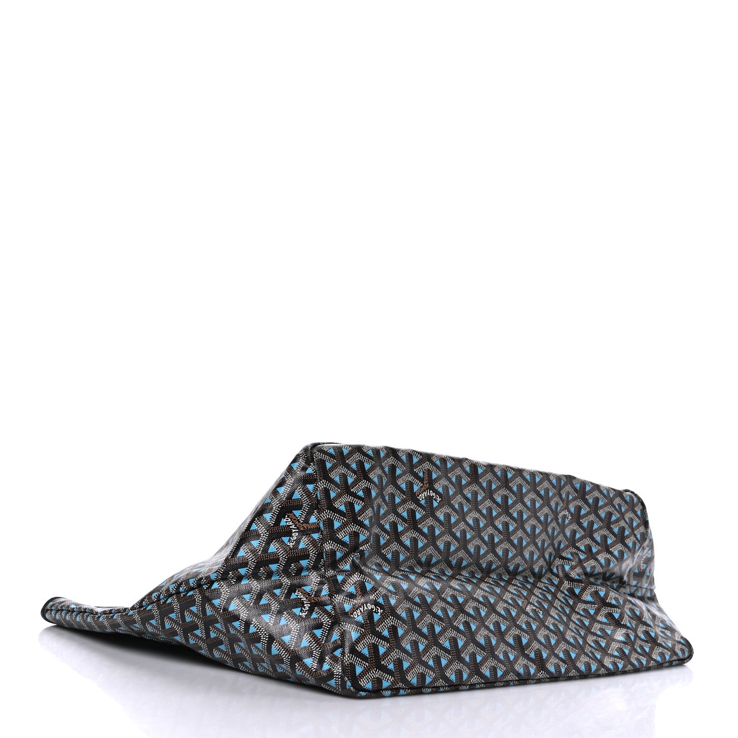 Goyard Goyardine Saint Louis Claire Voie GM Black Blue 4 of 7