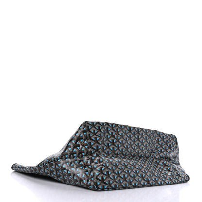 Goyard Goyardine Saint Louis Claire Voie GM Black Blue 4 of 7