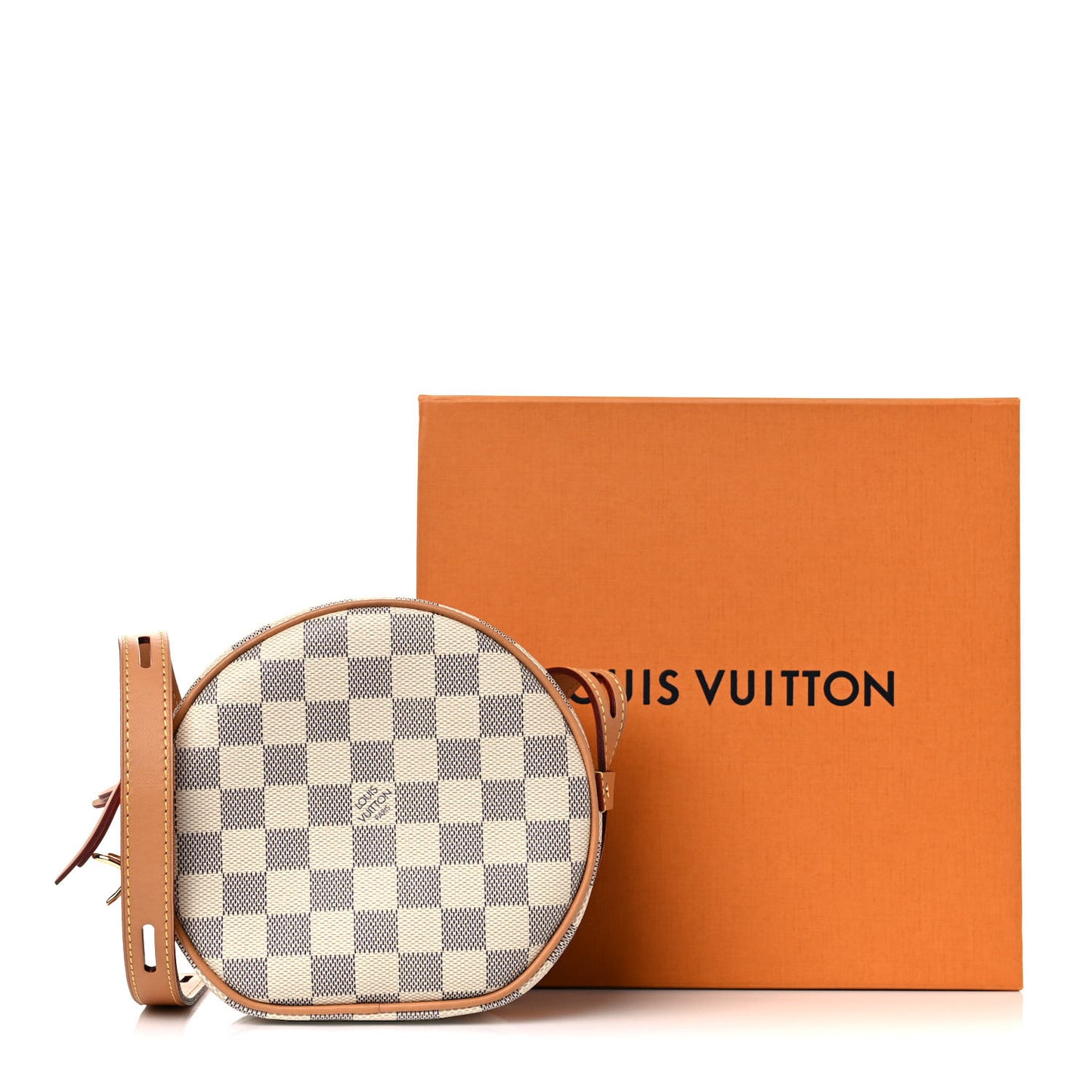 Damier Azur Boite Chapeau Souple PM