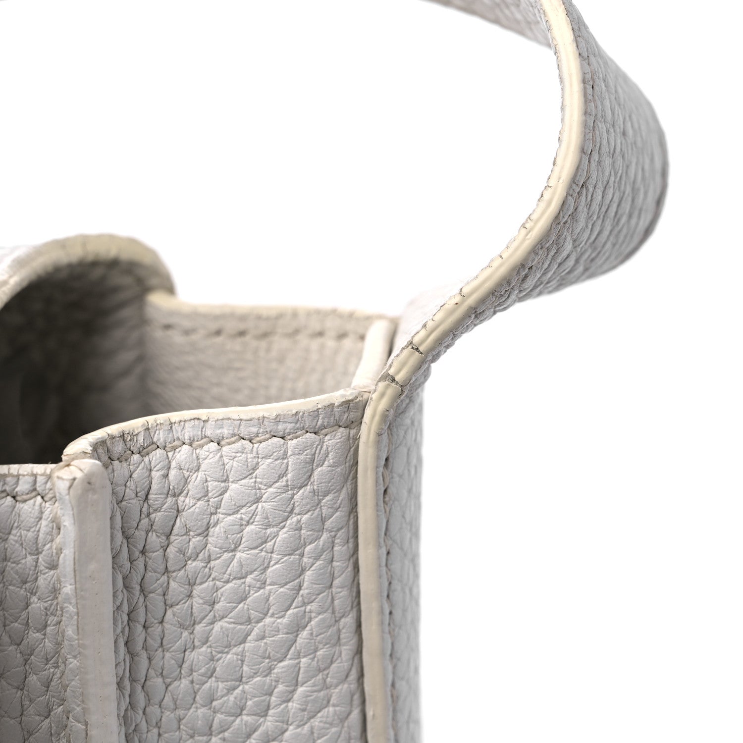 Hermes Taurillon Clemence Steve 35 White 14 of 15