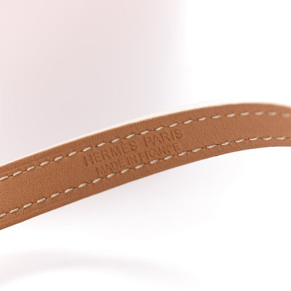 Hermes Epsom Granville Double Tour Bracelet M White 7 of 8