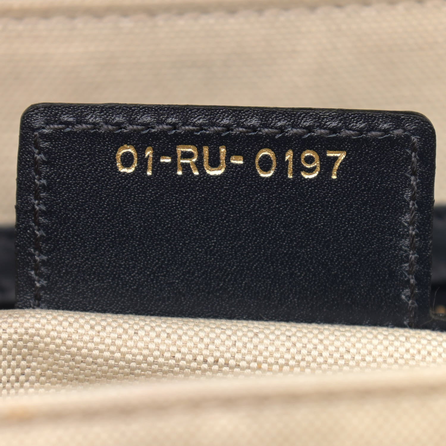 Christian Dior Oblique Flap Bag Navy Blue 7 of 11