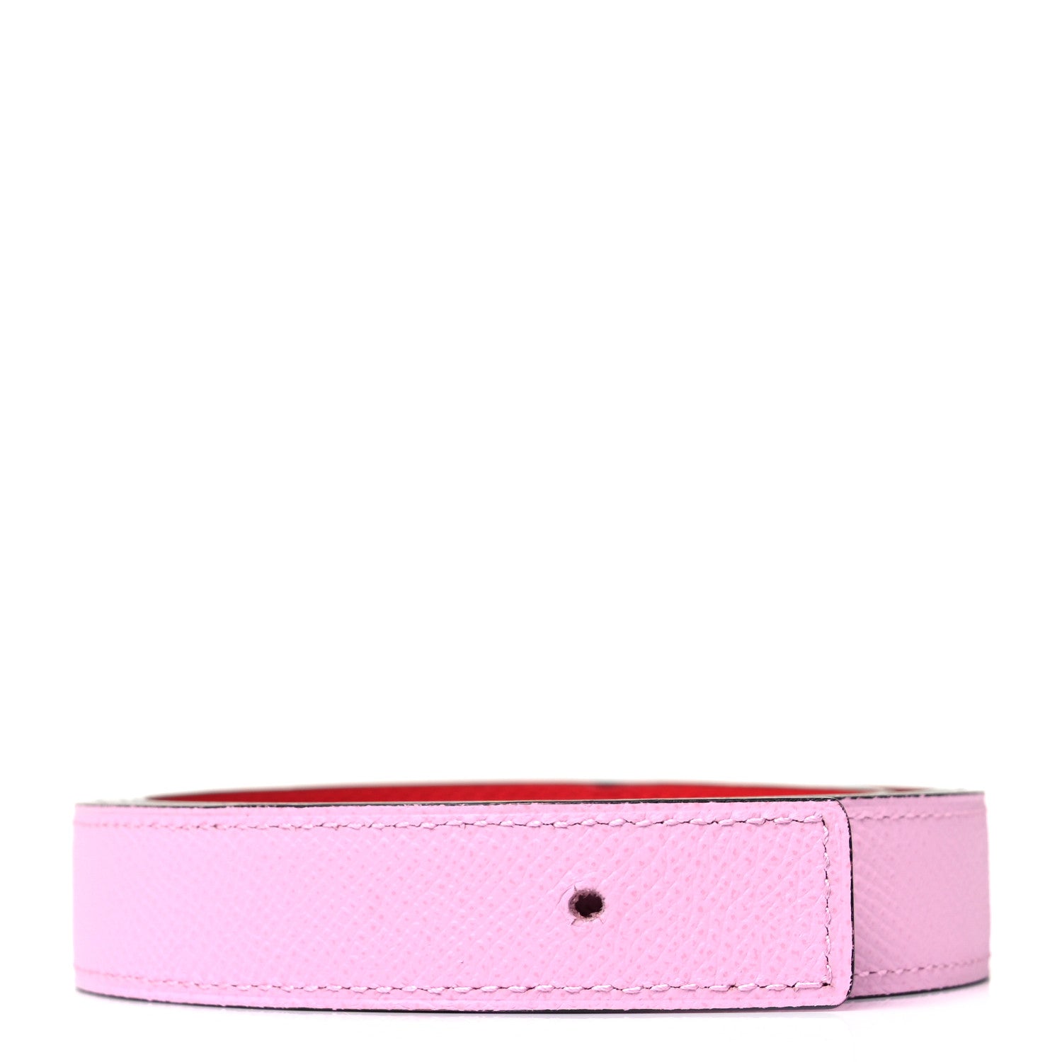 Hermes Epsom Swift 24mm Belt Strap 90 Rouge De Coeur Mauve Sylvestre 1 of 6