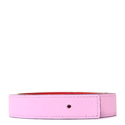 Hermes Epsom Swift 24mm Belt Strap 90 Rouge De Coeur Mauve Sylvestre 1 of 6