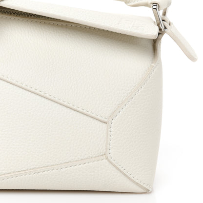Loewe Calfskin Mini Puzzle Edge Bag Soft White 9 of 12