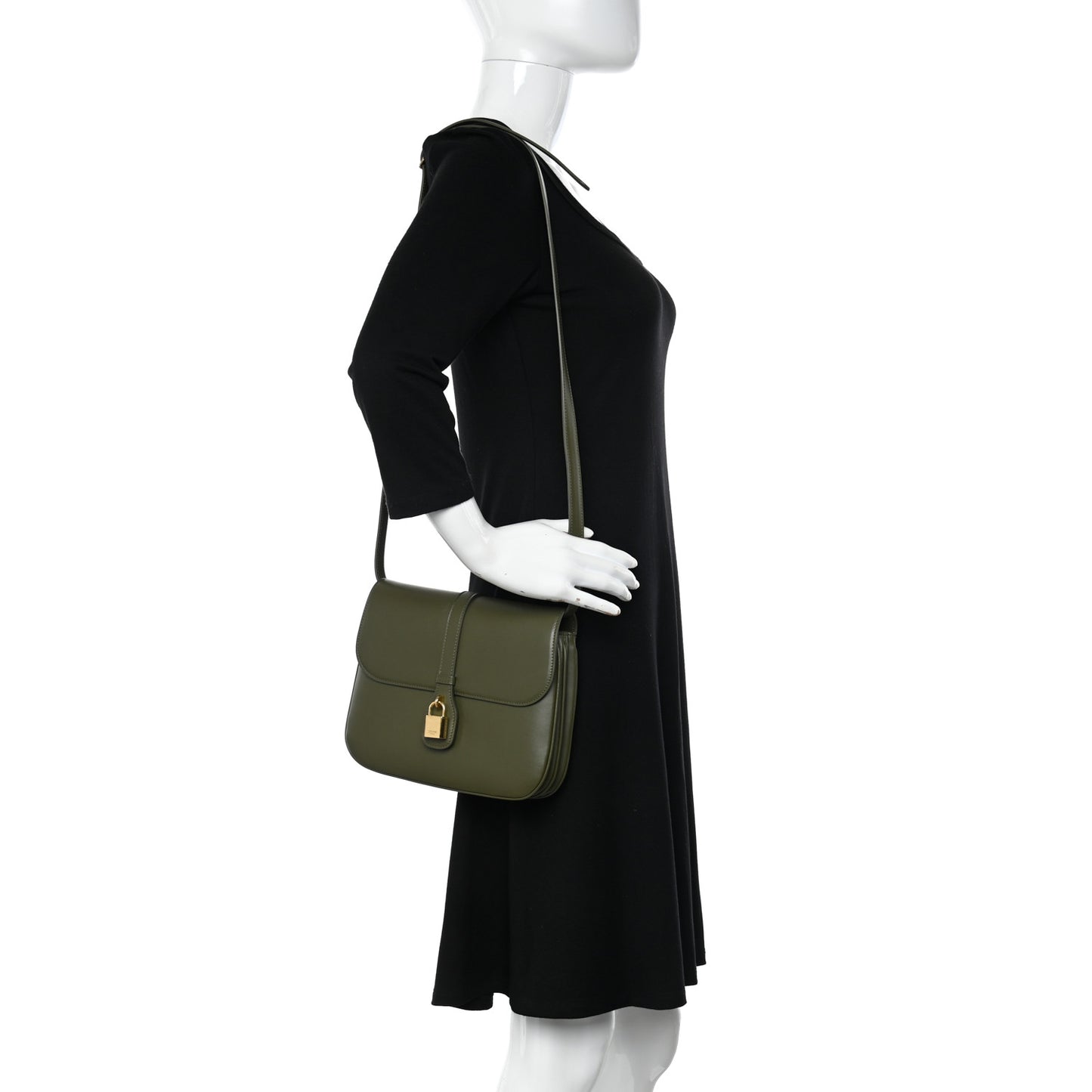 Smooth Calfskin Medium Tabou Dark Olive