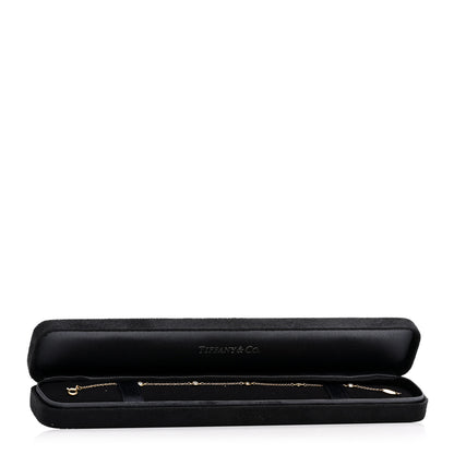 Tiffany 18K Yellow Gold Diamond .32ctw Elsa Peretti Diamonds by the Yard Station Bracelet 4 of 4