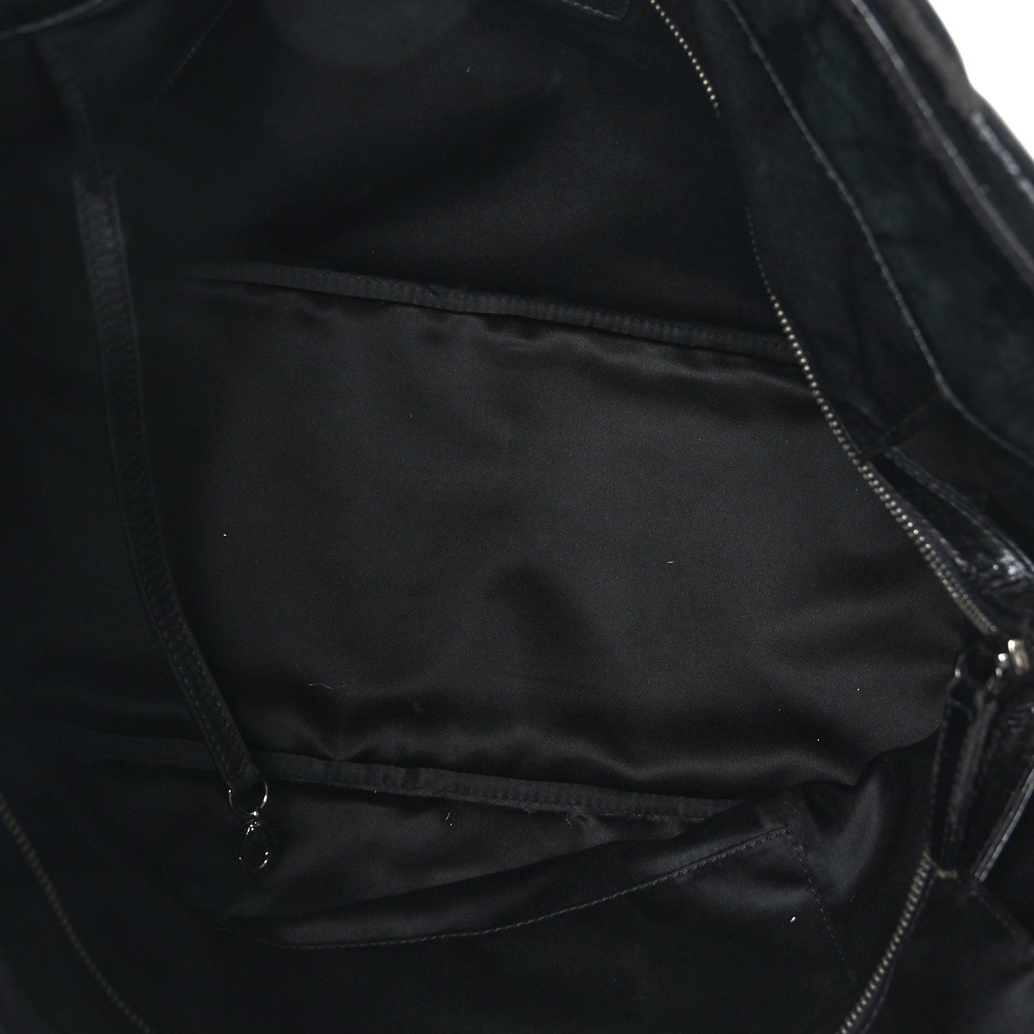Chanel Vinyl Quilted Frozen Shopping Tote Black 5 of 10