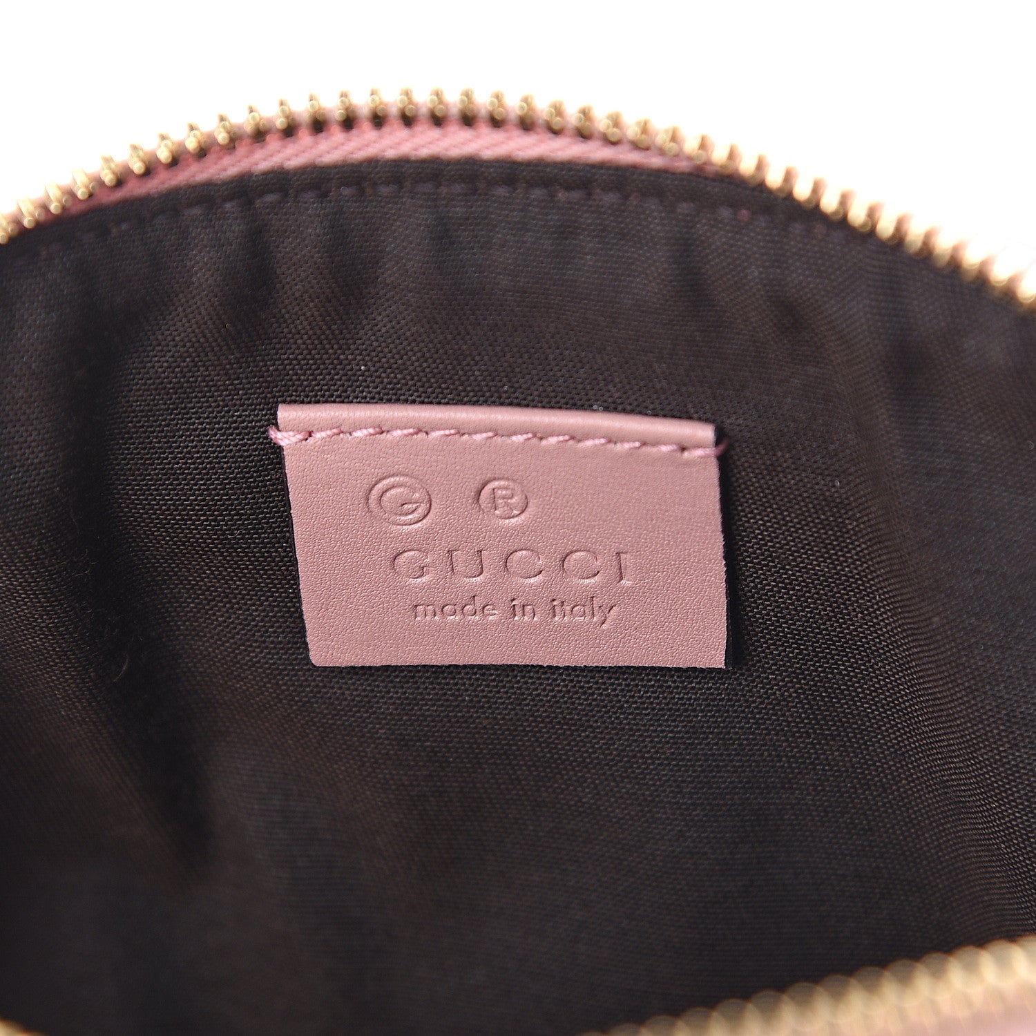 Gucci Microguccissima GG Pouch Cosmetic Case Soft Pink 5 of 8