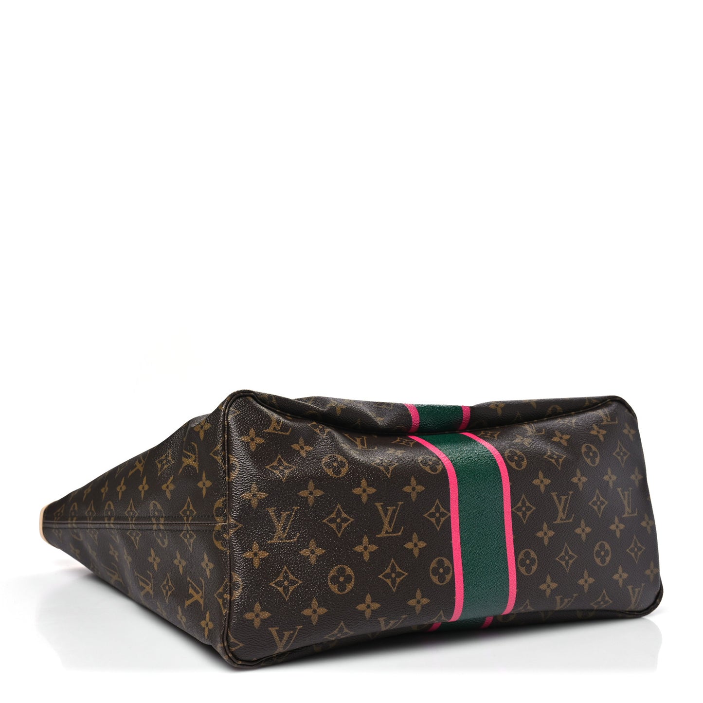 Monogram My LV Heritage Neverfull GM Vert Anglais Fuchsia