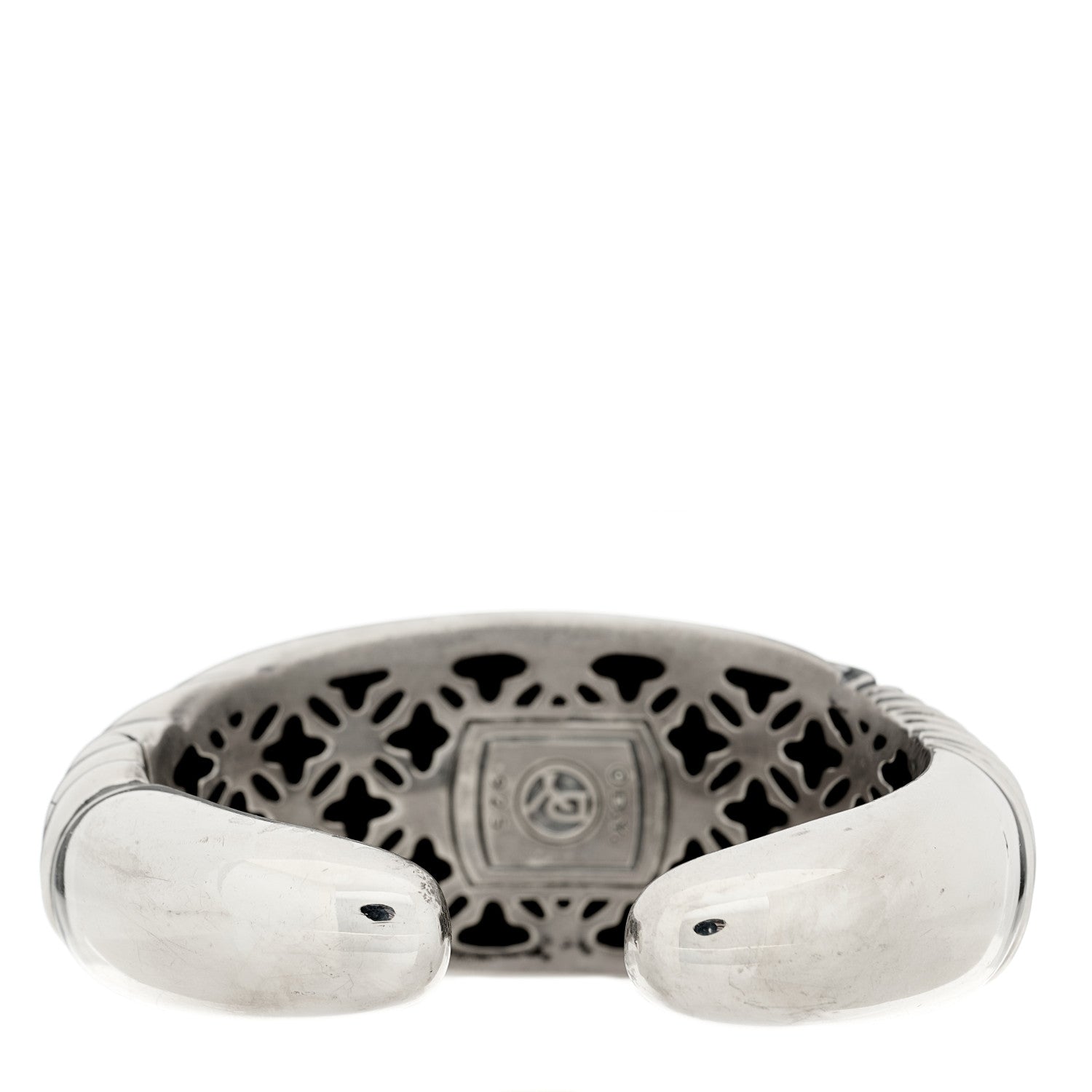 David Yurman Sterling Silver 27mm Sculpted Cable Cuff Bracelet 2 of 4