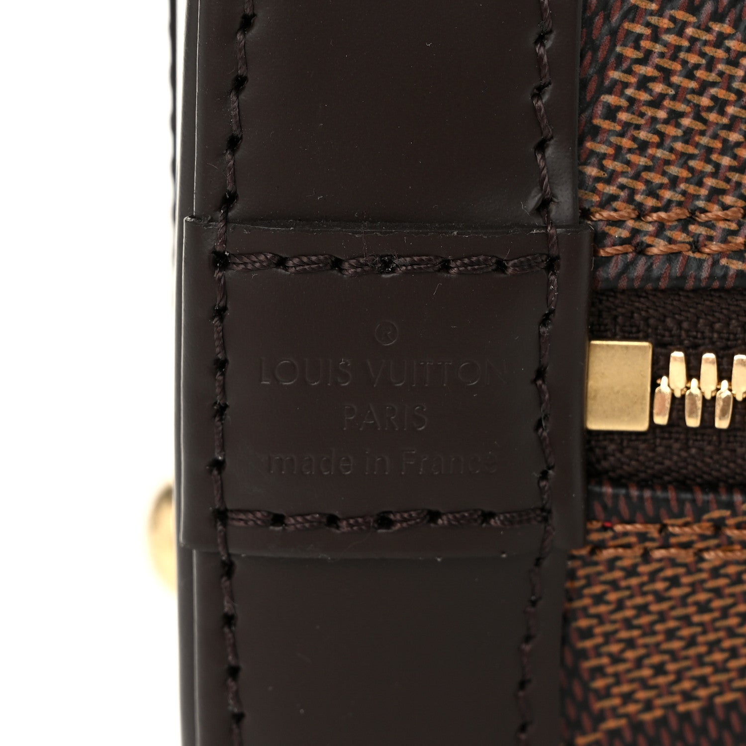 Louis Vuitton Damier Ebene Alma BB 6 of 9