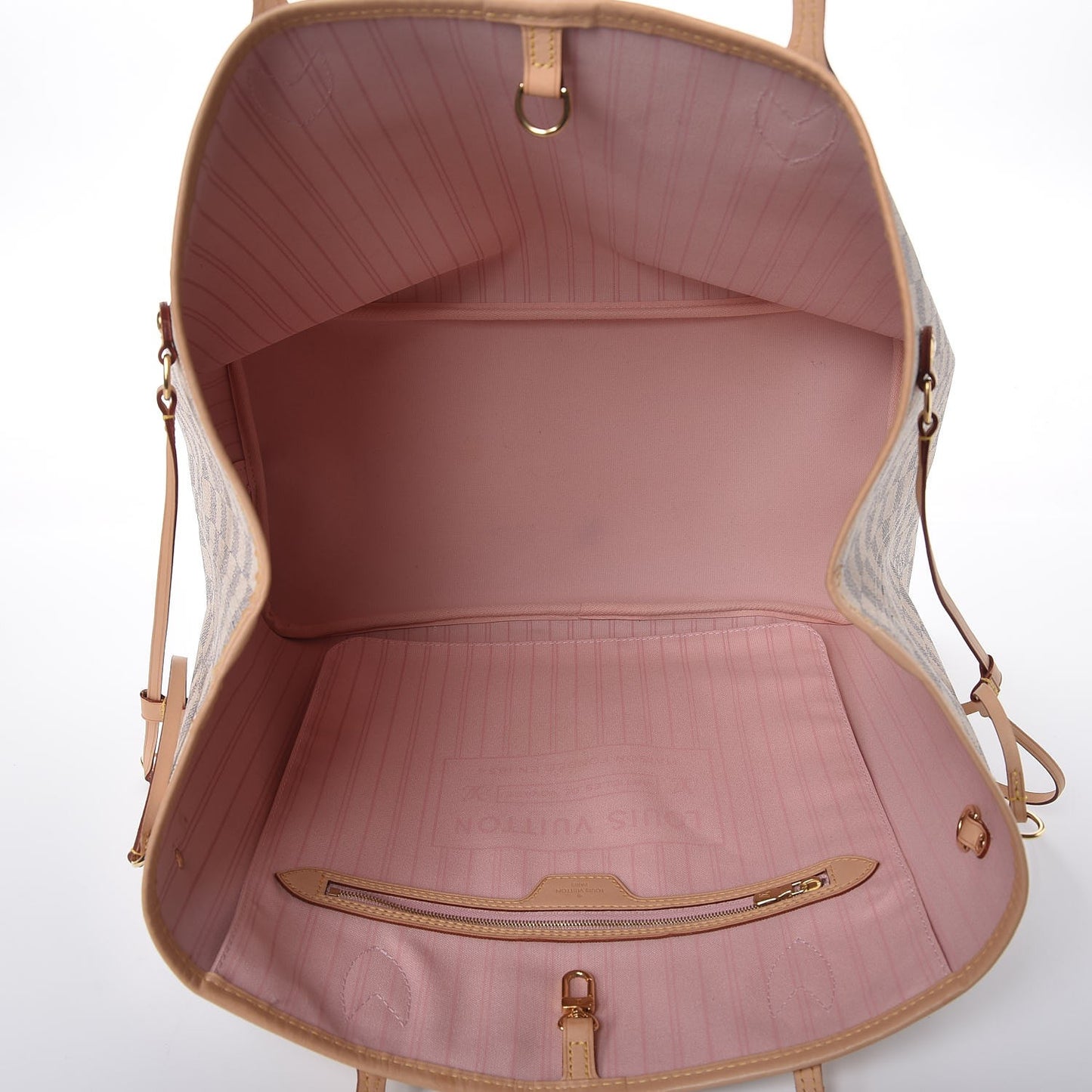 Damier Azur Neo Neverfull GM Rose Ballerine