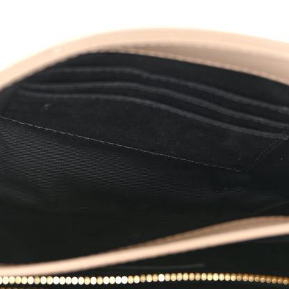Saint Laurent Calfskin Y Quilted Monogram Toy Loulou Crossbody Bag Dark Beige 5 of 11