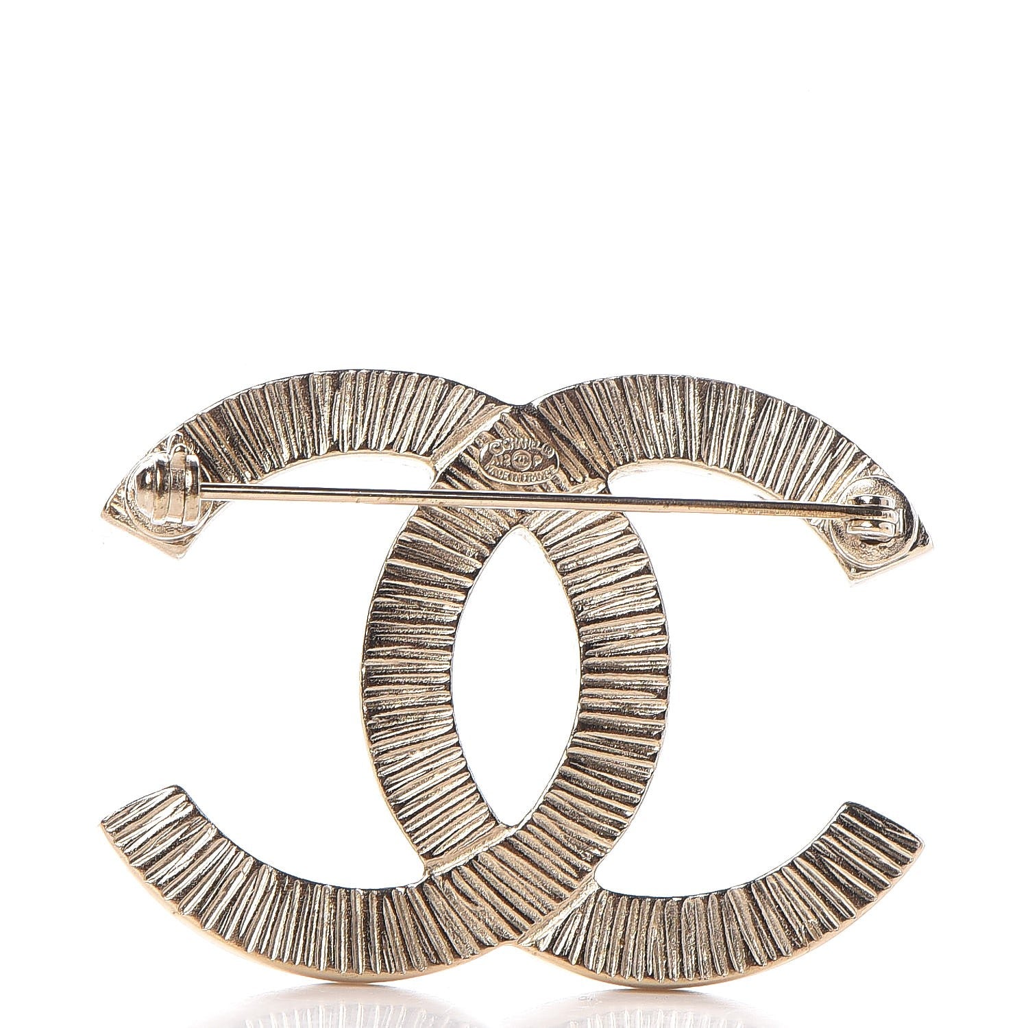 Chanel Pearl Studded CC Brooch Pin 3 of 5