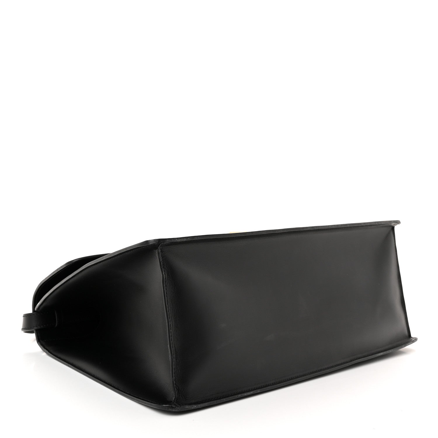 Gucci Calfskin Maxi Sylvie Top Handle Bag Black 4 of 11