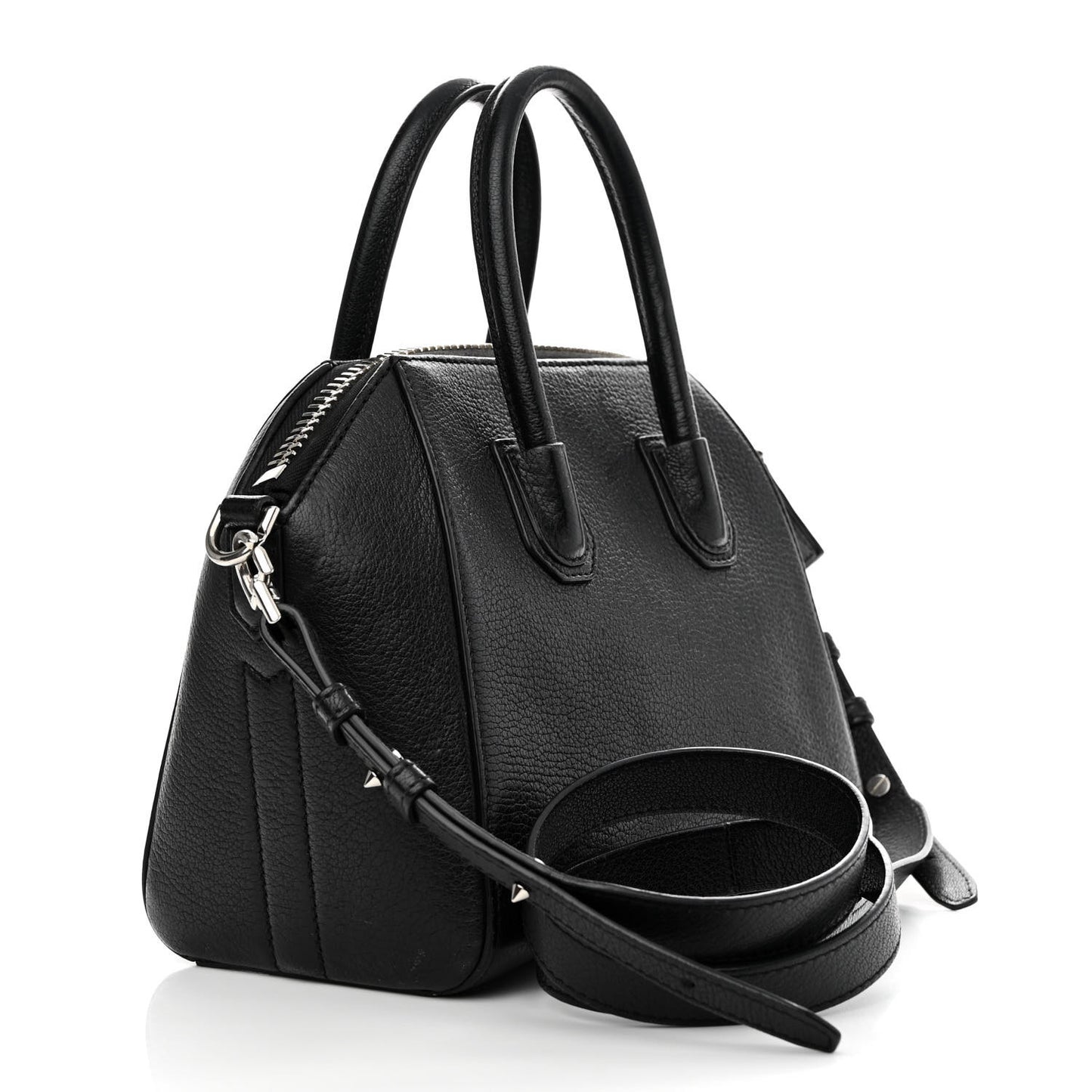 Sugar Goatskin Mini Antigona Black