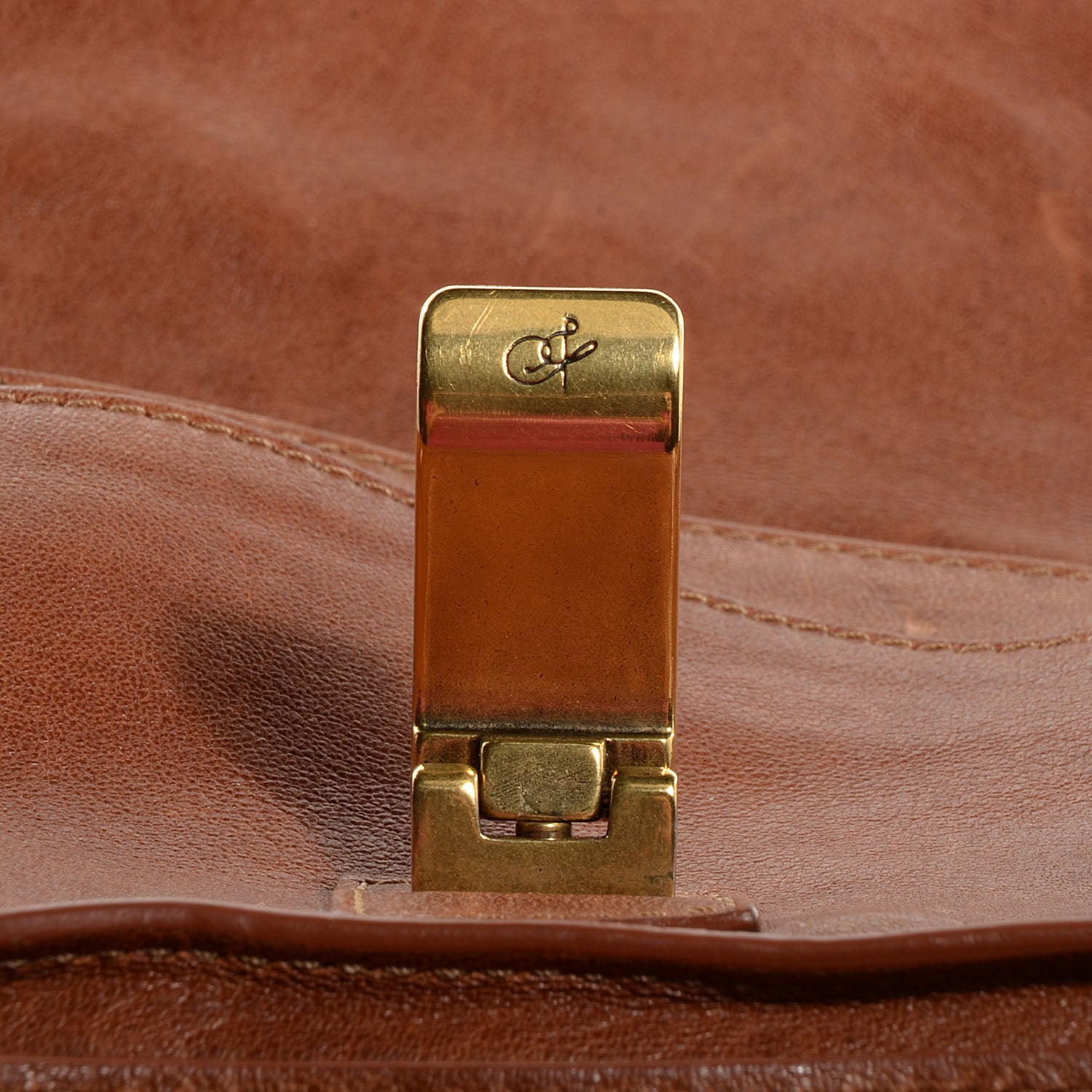 Proenza Schouler Leather PS1 Mini Pouch Messenger Bag Saddle 12 of 12