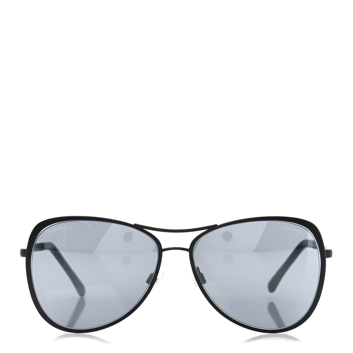 Chanel Pilot Summer Aviator Sunglasses 4223 Black 2 of 8