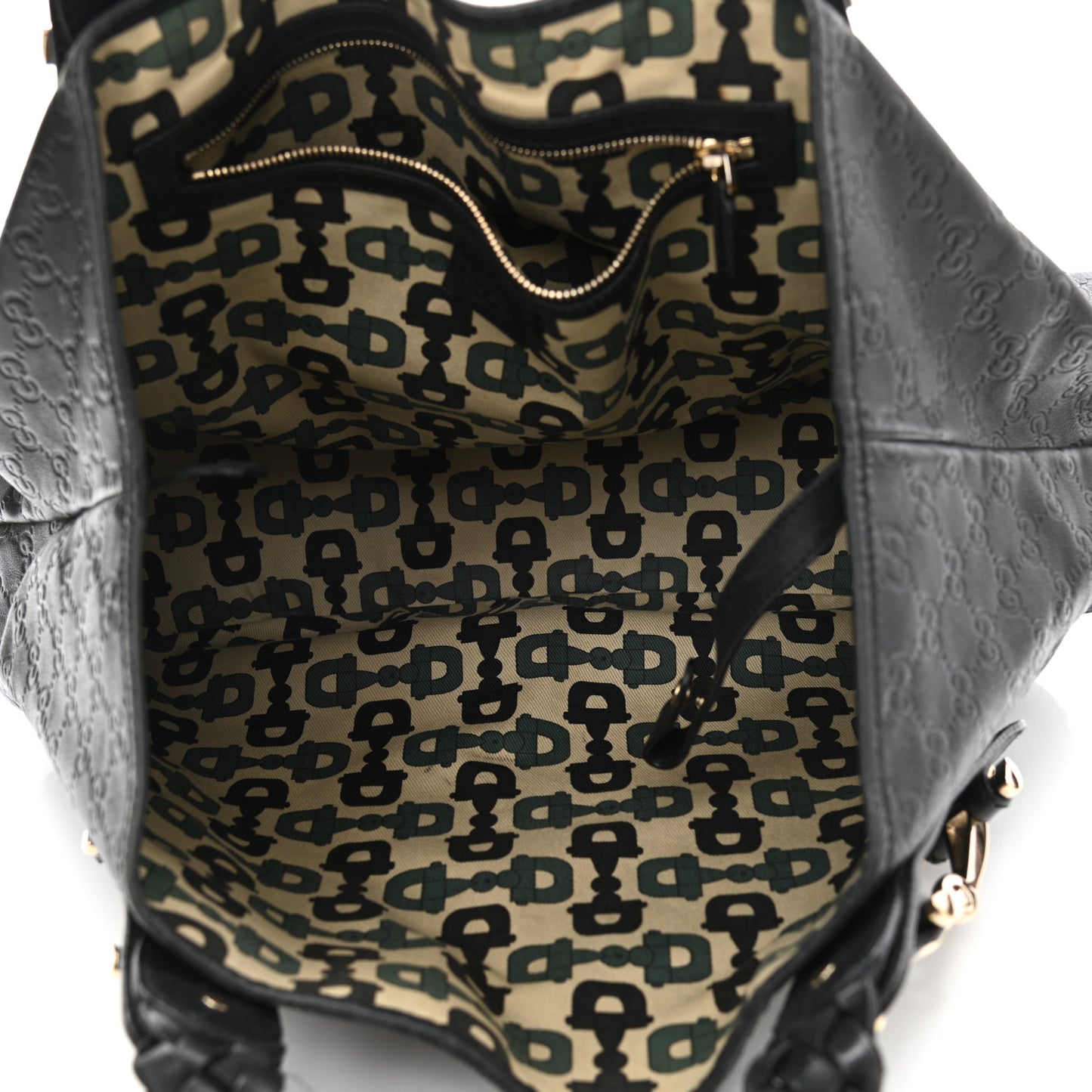 Guccissima Medium Pelham Shoulder Bag Black