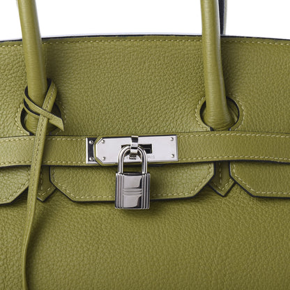 Hermes Togo Birkin 35 Chartreuse 8 of 12
