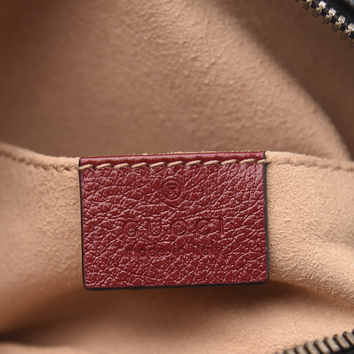 Azalea Calfskin Matelasse Diagonal Torchon GG Marmont Belt Bag 75 30 Black Romantic Cerise