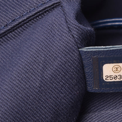 Chanel Canvas Large Deauville Tote Blue 8 of 11