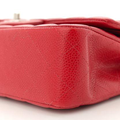 Chanel Caviar Quilted Medium Double Flap Red 10 of 10