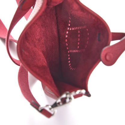 Hermes Taurillon Clemence Evelyne TPM Rouge Grenat 5 of 8