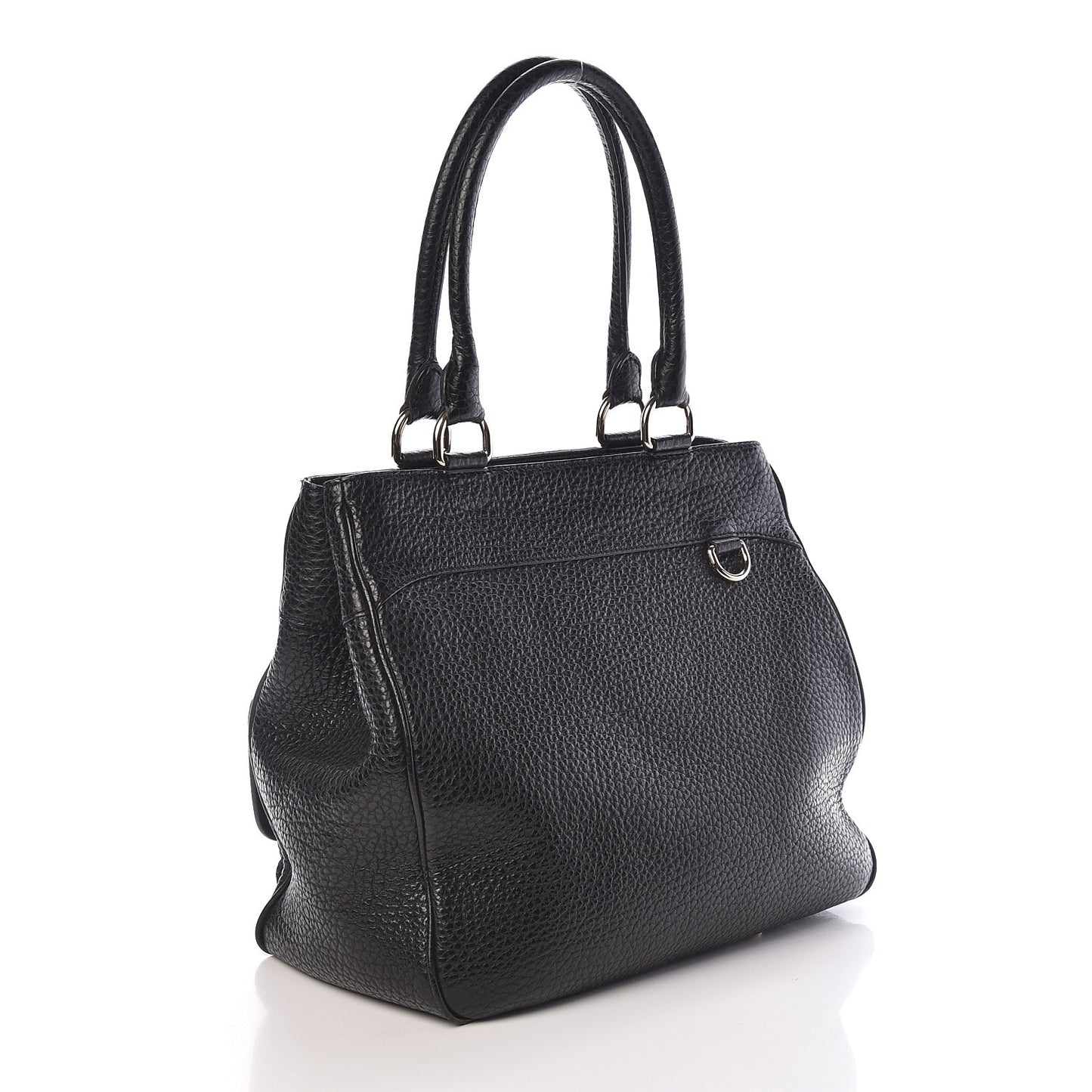 Heritage Grain Front Pocket Tote Black