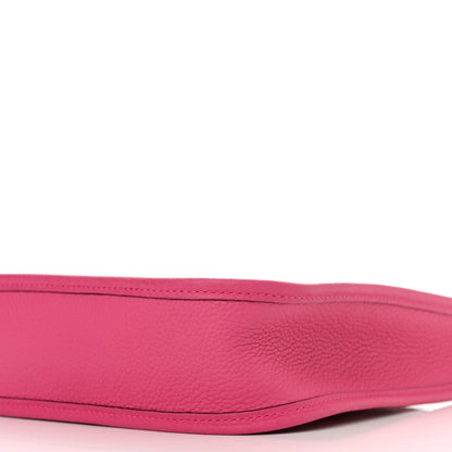 Hermes Taurillon Clemence Evelyne TPM Rose Shocking 10 of 12