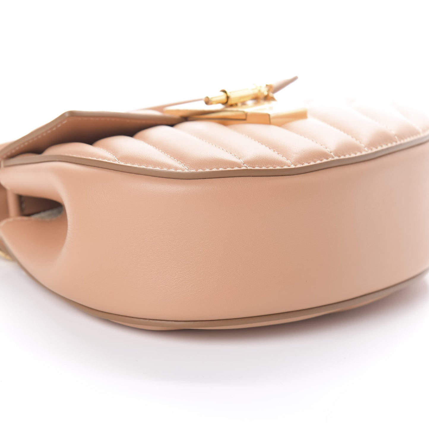 Calfskin Quilted Mini Drew Bijou Shoulder Bag Blushy Pink