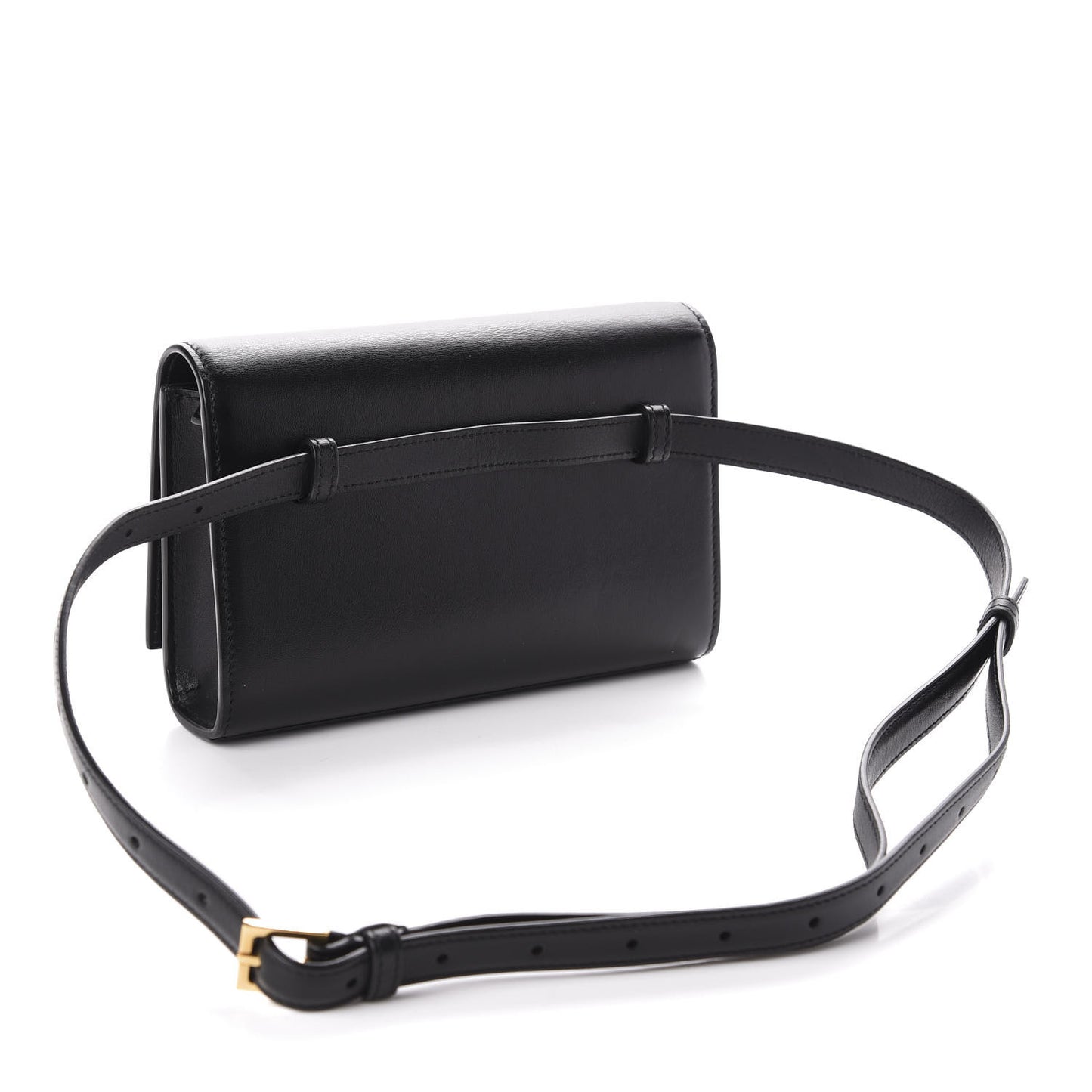 Smooth Calfskin Monogram Kate Belt Bag Black