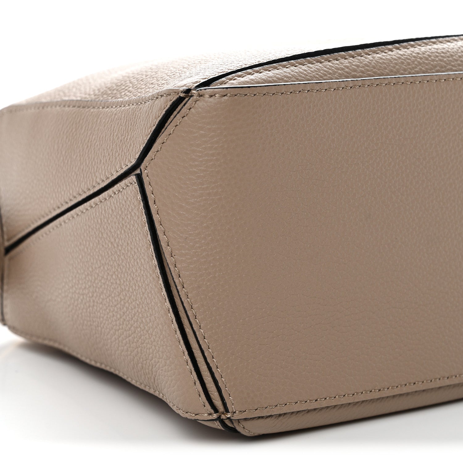 Loewe Grained Calfskin Small Puzzle Bag Sand 9 of 10