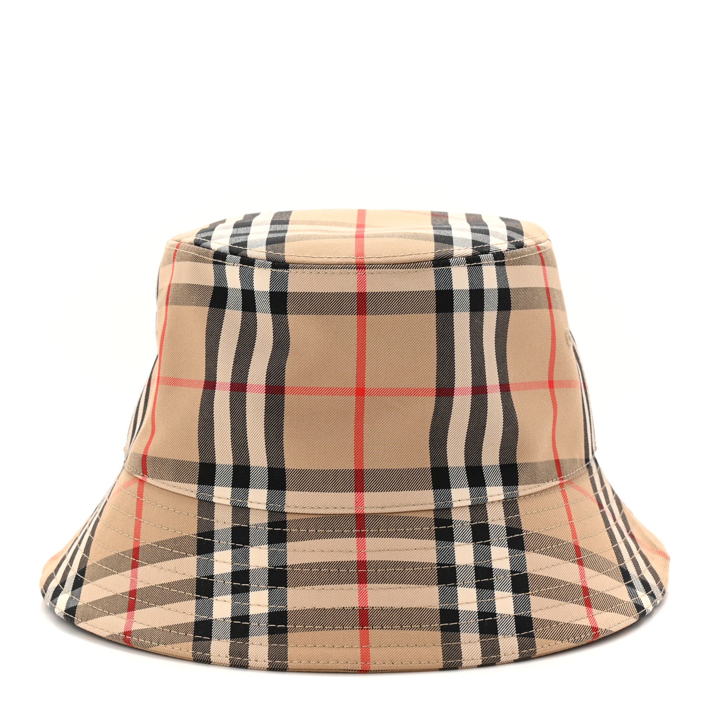 Technical Cotton Vintage Check Bucket Hat M Archive Beige