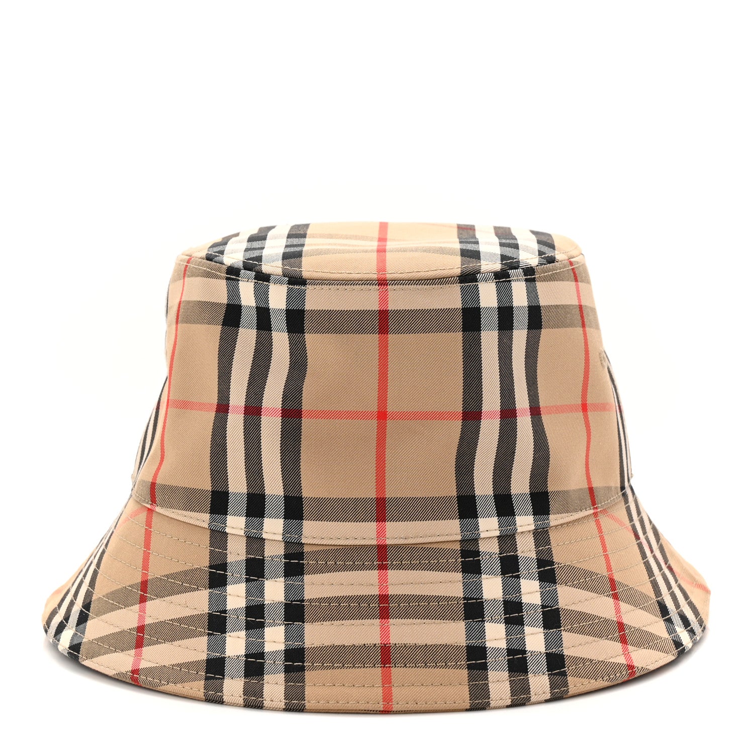 Burberry Technical Cotton Vintage Check Bucket Hat M Archive Beige 6 of 8