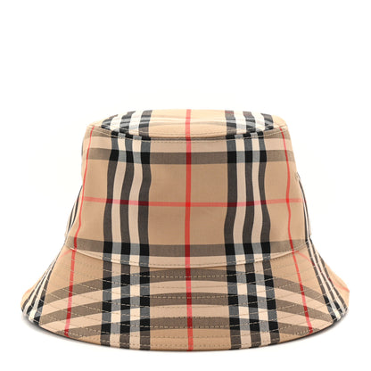 Burberry Technical Cotton Vintage Check Bucket Hat M Archive Beige 6 of 8