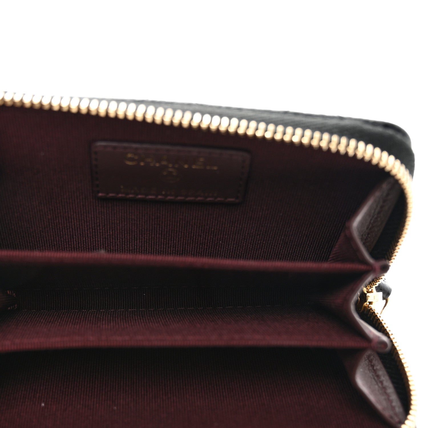 Chanel Caviar Quilted Zip Coin Purse Black 5 of 8