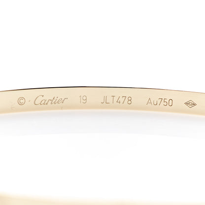 Cartier 18K Yellow Gold Small LOVE Bracelet 19 4 of 4