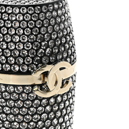 Chanel Metal Resin Lambskin Crystal Lipstick Case Long Necklace On Chain Silver Black Gold 11 of 12